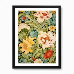 Floral Wallpaper 91 Art Print