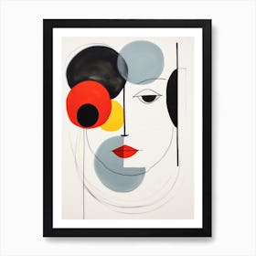 Abstract Portrait Of A Woman 22 Art Print