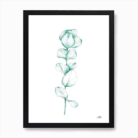 Watercolour Stem Art Print