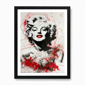 Pop Art Marilyn Monroe 2 Art Print