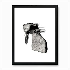 Man'S Head Art Print