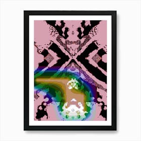 Psychedelic Abstract Painting 4 Art Print