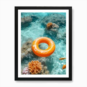 Coral Reef And Tropical Fish Art Print