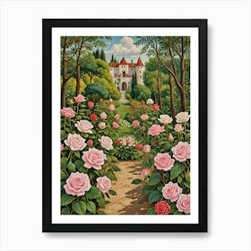 Rose Garden Art Print