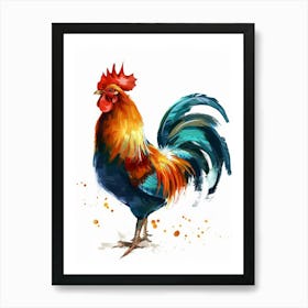 Rooster 12 Art Print