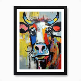 Cow Painting Art Print