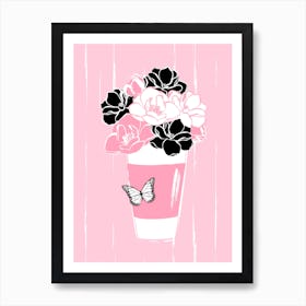 Pink Bouquete Art Print