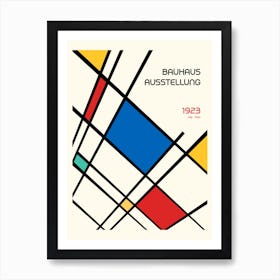 Bauhaus Geometric Minimalist 2 Art Print