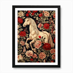 Chinese Lunar Year Of The Horse 2 Full William Morris Style Art Print