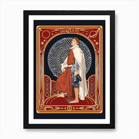Hercules, PLANET, CONSTELLATION, SPACE, CARD, COLLECTION Art Print