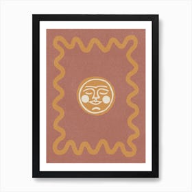 Boho Printable Wall Art Sun Abstract Print Boho Print Boho Sun Wall Art Beach House Print INSTANT DOWNLOAD  Art Print