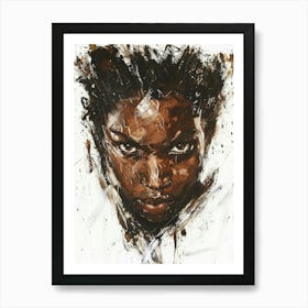 Portrait Of A Black Woman 16 Art Print