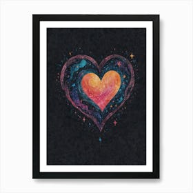 Heart Of The Universe 5 Art Print