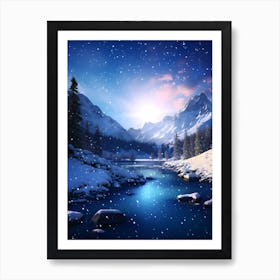 Winter Landscape 1 Art Print