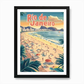 Aihrgdesign A Classic 1960s Travel Poster For Rio De Janeiro 2 Poster