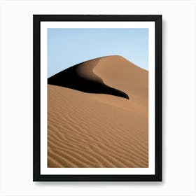 Sand Dune In The Desert In The Middle East Art Print