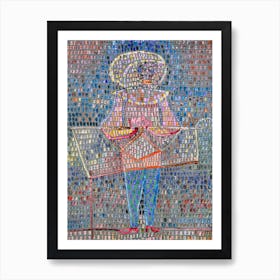 Boy In Fancy Dress, Paul Klee Art Print