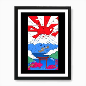 Mt Fuji Art Print