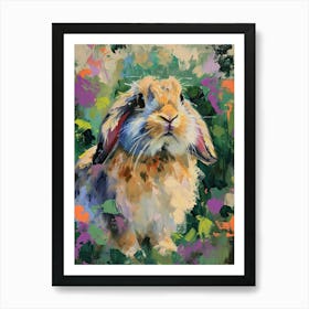 American Fuzzy Rabbit Painting 3 Art Print