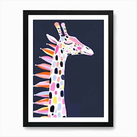 Giraffe Canvas Print 10 Art Print