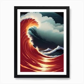 Ocean Wave Art Print