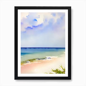 Delray Beach 3, Florida Watercolour Art Print