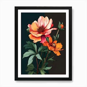 Cosmos Flower 7 Art Print