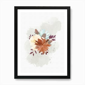 Watercolor Flowers 21 Art Print