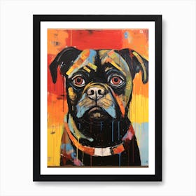 Contemporary Pug Art Print