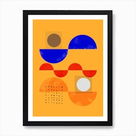 Playful Mood Abstract No2 Art Print