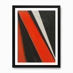 'Black And Red' 6 Art Print