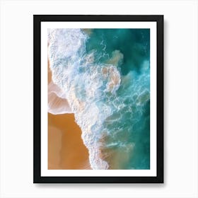 Aerial View Of The Ocean 10 Art Print