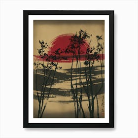 Asian Sunset Art Print