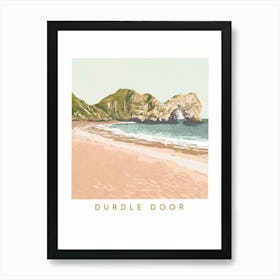 Durdle Door Jurassic Coast Dorset Art Print