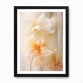 Boho Dried Flowers Daffodil 5 Art Print