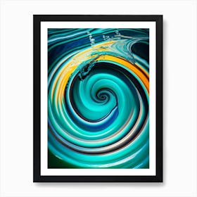 Whirlpool, Water, Waterscape Pop Art Photography Art Print