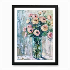 A World Of Flowers Ranunculus 2 Painting Art Print