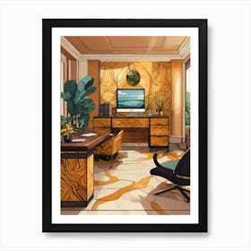 Home Office Art Print