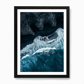 Aerial View Of Iceland 1 Art Print