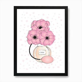 Chic Blooms Art Print