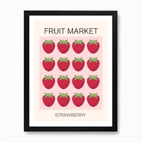 Fruit Market -Strawberry Art Print