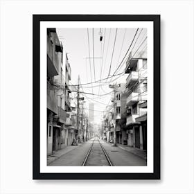 Tel Aviv, Israel, Photography In Black And White 8 Art Print