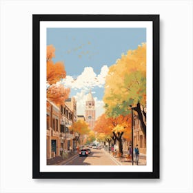 Pretoria In Autumn Fall Travel Art 1 Art Print