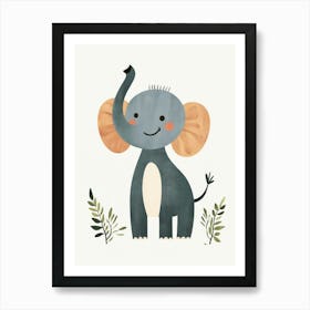 Nursery Elephant Art Print