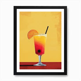 Tropical Drink, Atomic Artistry: Retro Remix Art Print