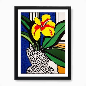 Anthurium Flower Still Life  1 Pop Art Style Art Print