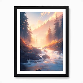 Early morning Art Print