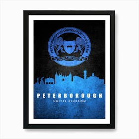 Peterborough United 3 Art Print