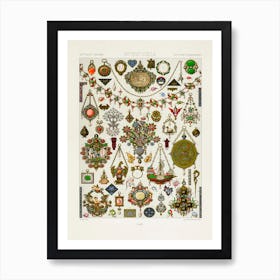 16th And 17th Century Pattern, Albert Racine Art Print