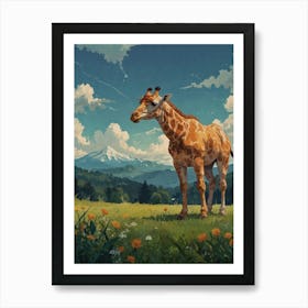 Giraffe 68 Art Print